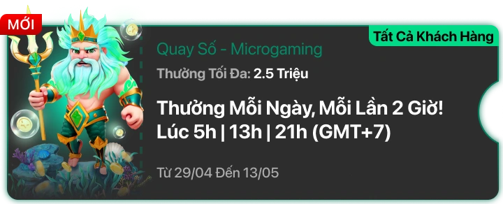 Quay Số Microgaming – Mưa Tiền Toàn Năng!